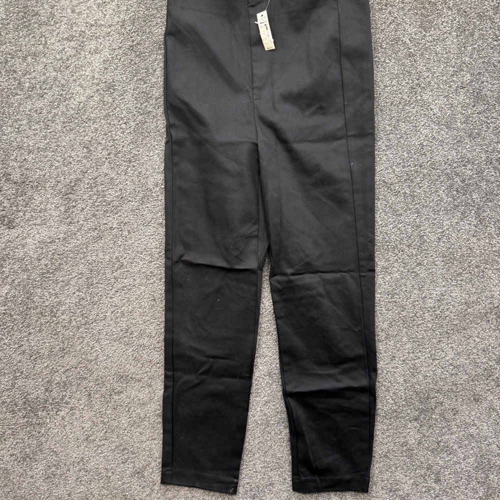 Madewell Huston Pull-On Tapered Pants True Black J8449 Size 27 NEW